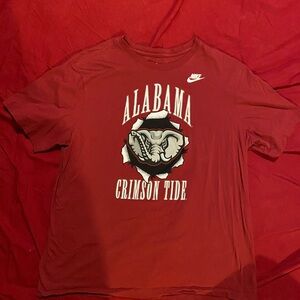 Men’s Alabama Crimson Tide T-Shirt Nike Size XL Red